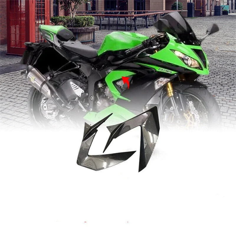 دراجة نارية الجبهة الجانب لوحة الإطار القلنسة هدية لكاواساكي نينجا ZX-6R Zx6r 636 2013 2014 2015 2016 2017 2018 استبدال-A0