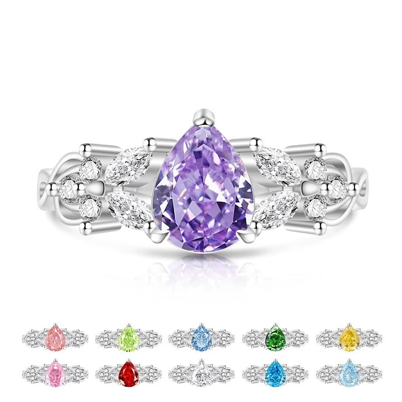 2026 Elegant Ice Pattern Cut 925 Sterling Silver Ring - A delicate piece of jewelry that makes an excellent gift for women, suit