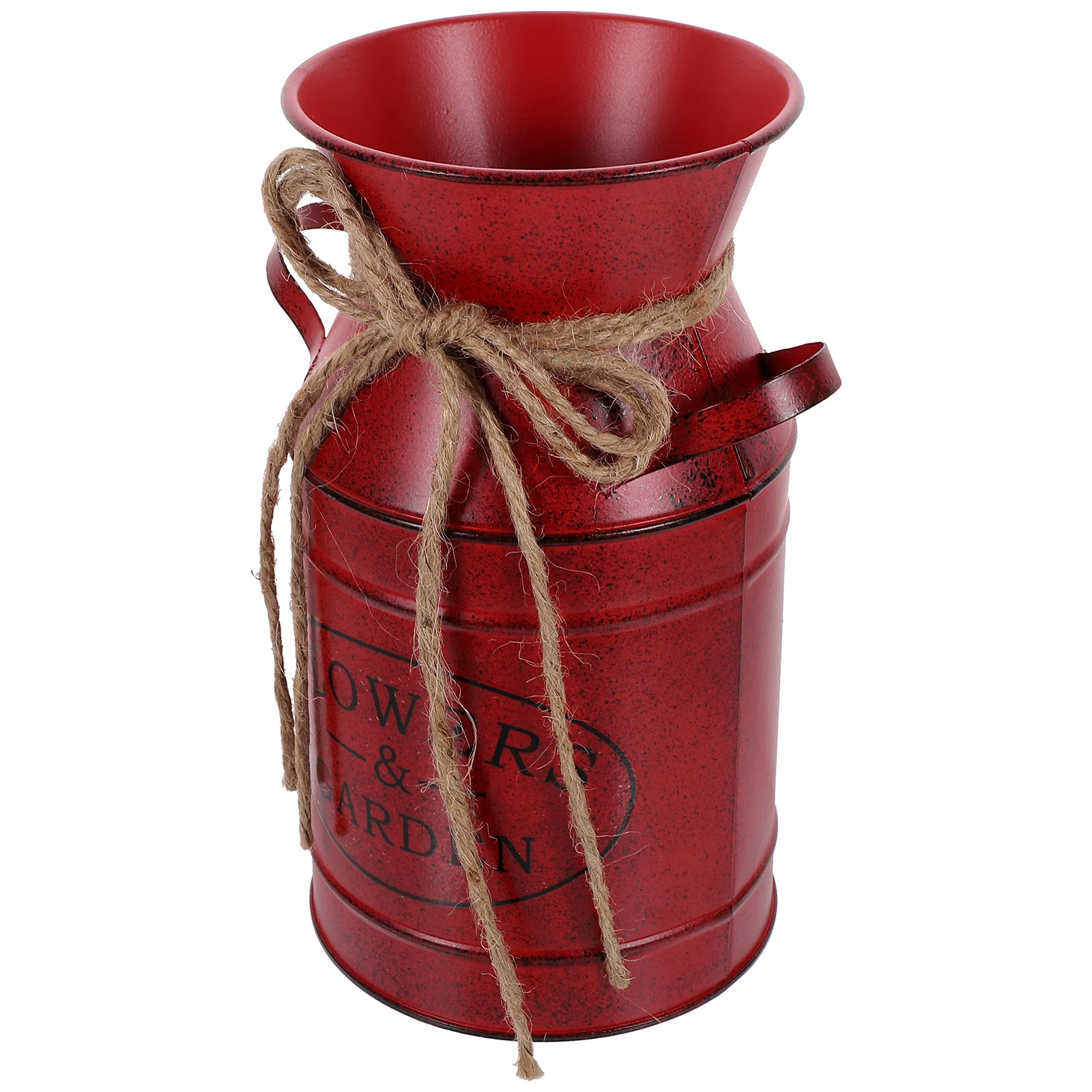 

Vintage Milk Jug Iron Flower Pot For Fresh Dried Flowers Rustic Floral Arrangement Vase Home Garden Wedding Decor