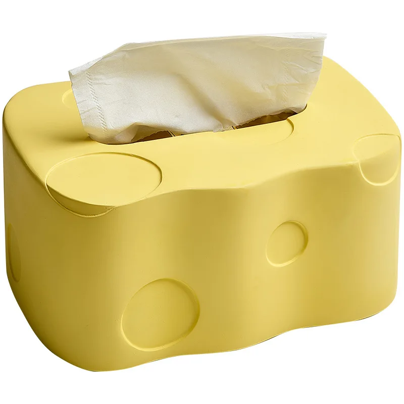 Cute cheese shape drawer carton living room coffee table storage dining table bedroom creative high-value decoration ornaments