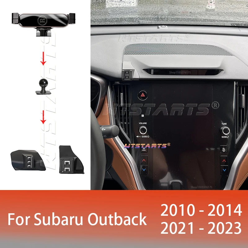 Für Subaru Outback 2013-2017 verstellbarer Autotelefon halter Mobile Mount Schwerkraft GPS drehbare Navigations halterung Zubehör
