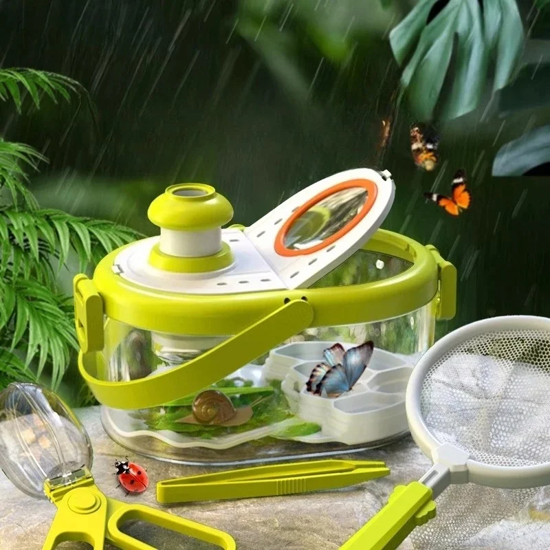 

Многофункциональная коробка для наблюдения за насекомыми, небольшой набор для научных экспериментов