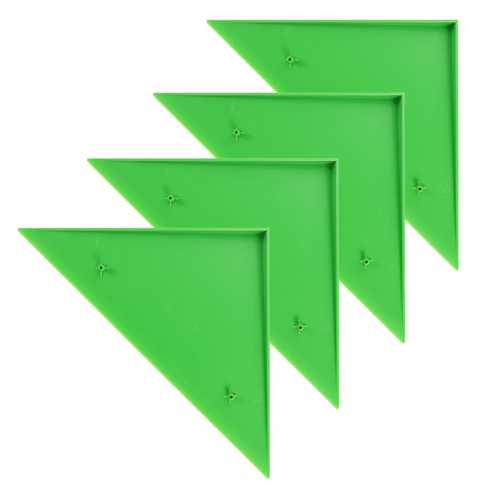 

4PCS Green Table Corner Covers for Foosball Tables Triangle Shape Durable Protectors Multiuse Table Edge Safety Guards