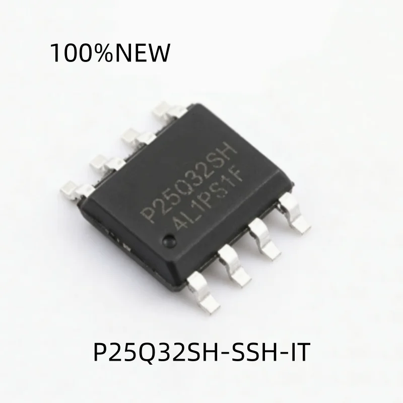 (20Pcs) 100% New P25Q32Sh P25Q32Sh-Ssh-It Sop-8 120Mhz nor Flash Memory Chip