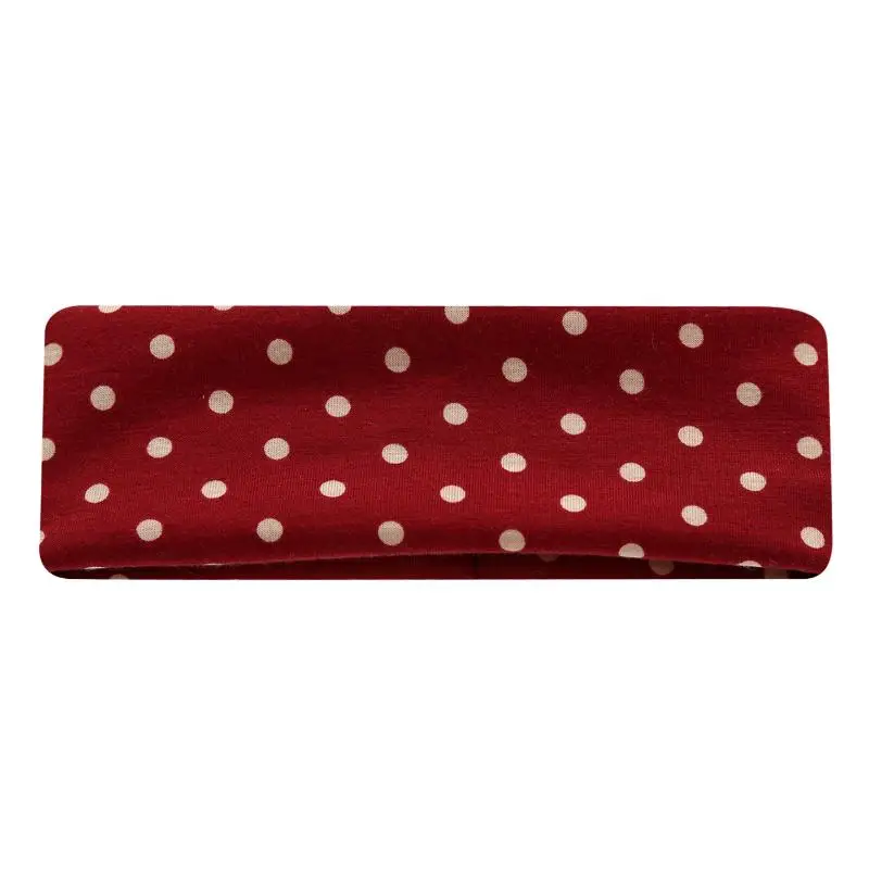 

Retro Boho Style Headbands for Women with Wide Stretch and Wind Dot Design for Versatile Fashion