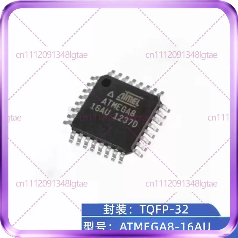 10pcs New original ATMEGA8-16AU TQFP-32 AVR 8-bit microcontroller, chip, can be programmed on behalf of