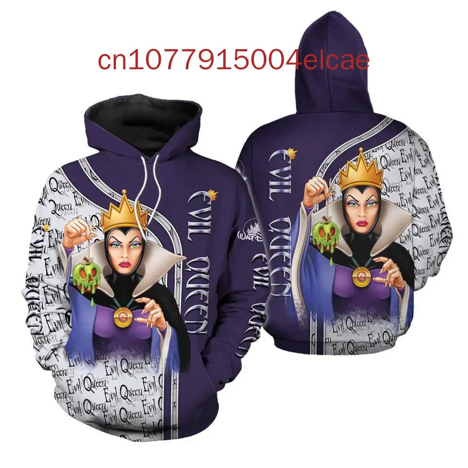 2024 New Maleficent Hoodie 3D Print Sleeping Beauty Hoodie Men's And Women's Disney Villains Hoodie