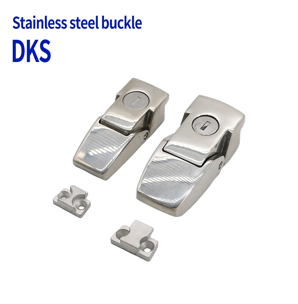 304 stainless steel DKS buckle lock distribution cabinet door lock DK604 small square lock hidden lock cabinet door lock