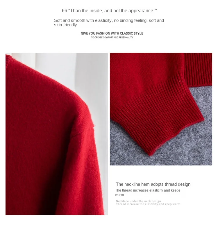 100% reiner Merinowollpullover für Herren, V-Ausschnitt, Strickpullover, große Größen, Kaschmir, Herbst/Winter, neuer Langarmpullover, hochwertige Oberteile – Detail 33