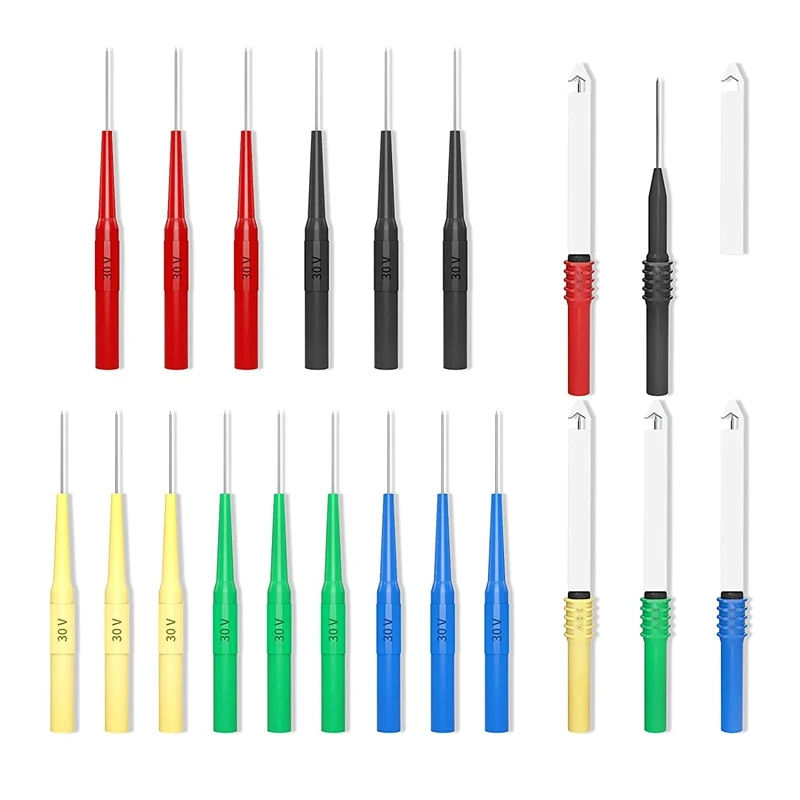 

20PCS Wire Piercing Probes Set Insulation Back Probes Non-Destructive Pin For Automotive Diagnostic Car Repairing