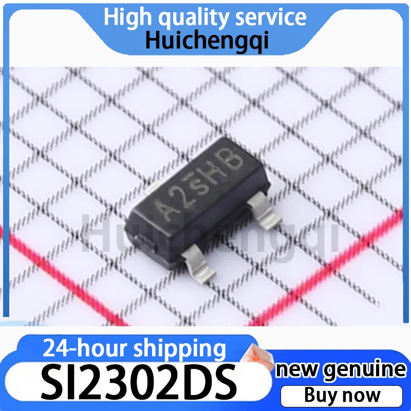 50PCS Original Genuine SI2302DS Package SOT-23 2A MOSFET/FET