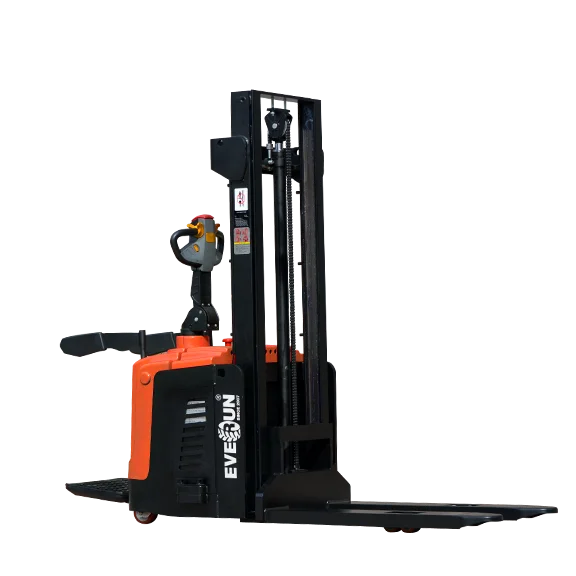 EVERUN China Brand ERES2030G 2ton Rough Terrain Self Loading Powered Mini Small Manual Pallet Stacker Forklift