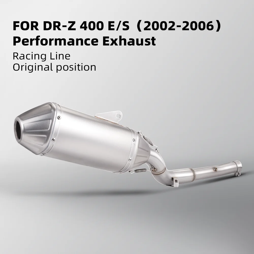 

Motorcycle Exhaust Link Pipe , DRZ 400 2000-2022, DRZ400 S SM DR-Z 400 DRZ400S Breakout
