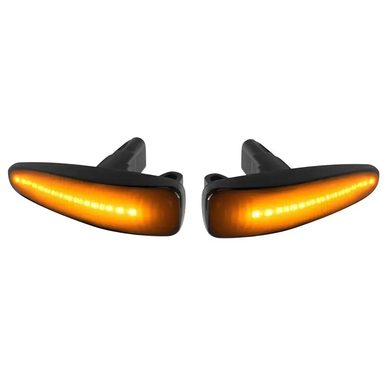 

20X Smoked Lens Amber Full LED Dynamic Front Side Marker Lights For Mitsubishi Lancer Evo X Mirage Outlander 2011-2020