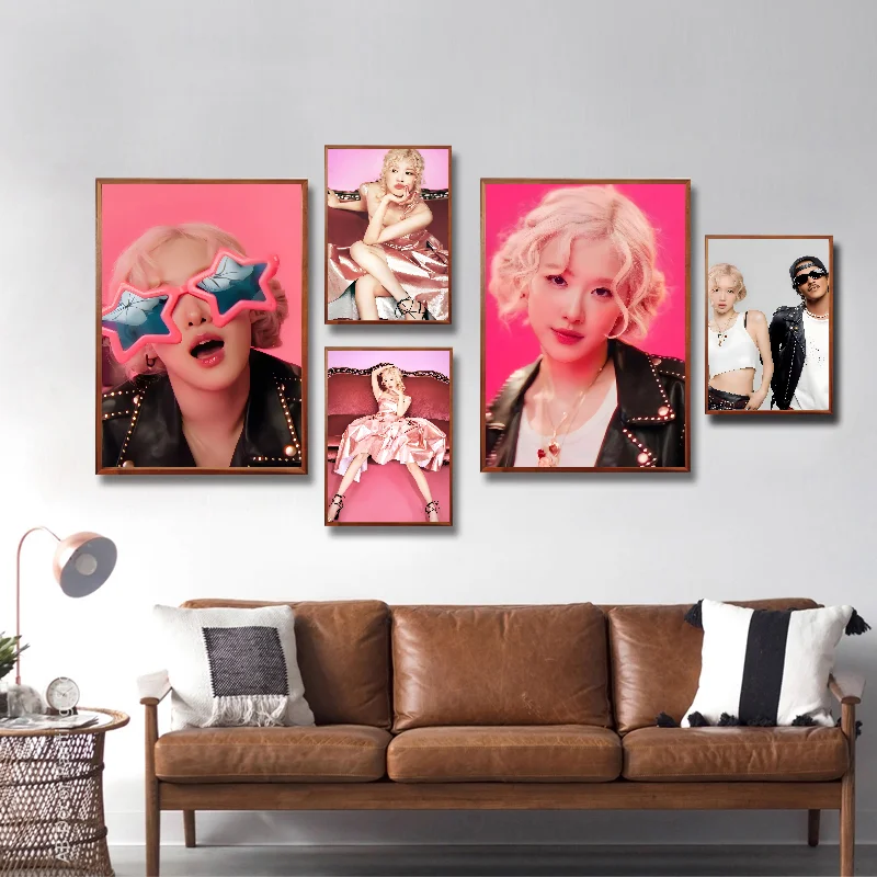 Music Focus Album APT. Singer R-Rose Bruno Poster Self-adhesive Art Waterproof Paper Sticker Coffee House Bar Room Wall Decor