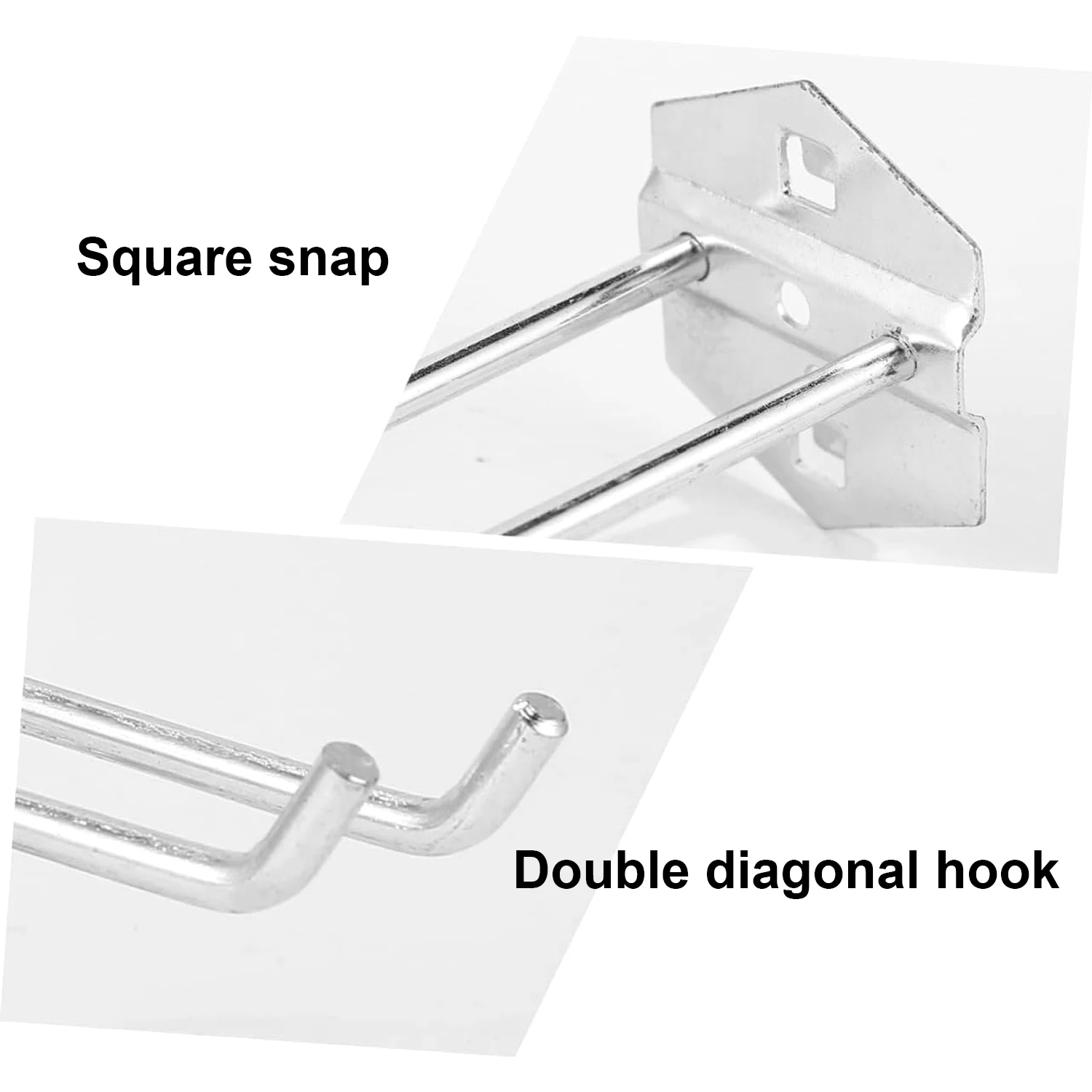 1/3pcs Orifice Plate Hook Diagonal Hook Hanger Shelf Hardware Tool Hammer/Pliers Wall Mounted Storage Rack Garage Pegboard Hook