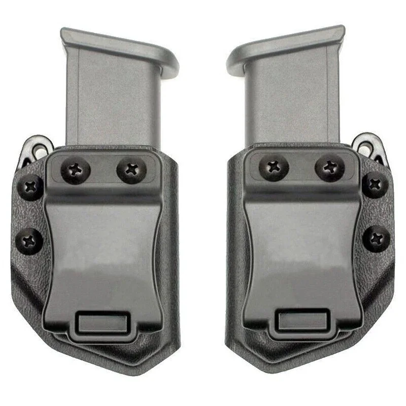 Ophidian iwb owb 9mm .45 ACP กระเป๋านิตยสารแบบหนีบเข็มขัดซองใส่แม็กกาซีนสำหรับ GHK CZ SIG ปืนอัดลมล่าสัตว์