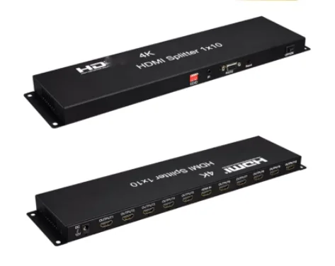 

Enough Stock Full HD 1080P 4K HDMI Splitter 1x10 3D Video Converter Distributor 1 in 10 Out Output