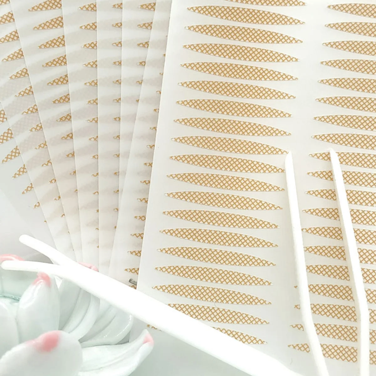 800 Stück doppeltes Augenlid-Klebeband, nackte Spitze, unsichtbare Augenlid-Lift-Streifen, atmungsaktiv, natürlich Augenlid-Aufkleber, wasserdicht