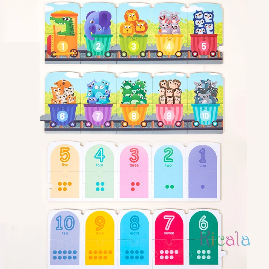 Bambini Giocattoli per l'educazione precoce Puzzle Numero di cartone animato Lettera Accoppiamento Cognitivo Illumina Gioco di interazione genitore-figlio Giocattoli per bambini