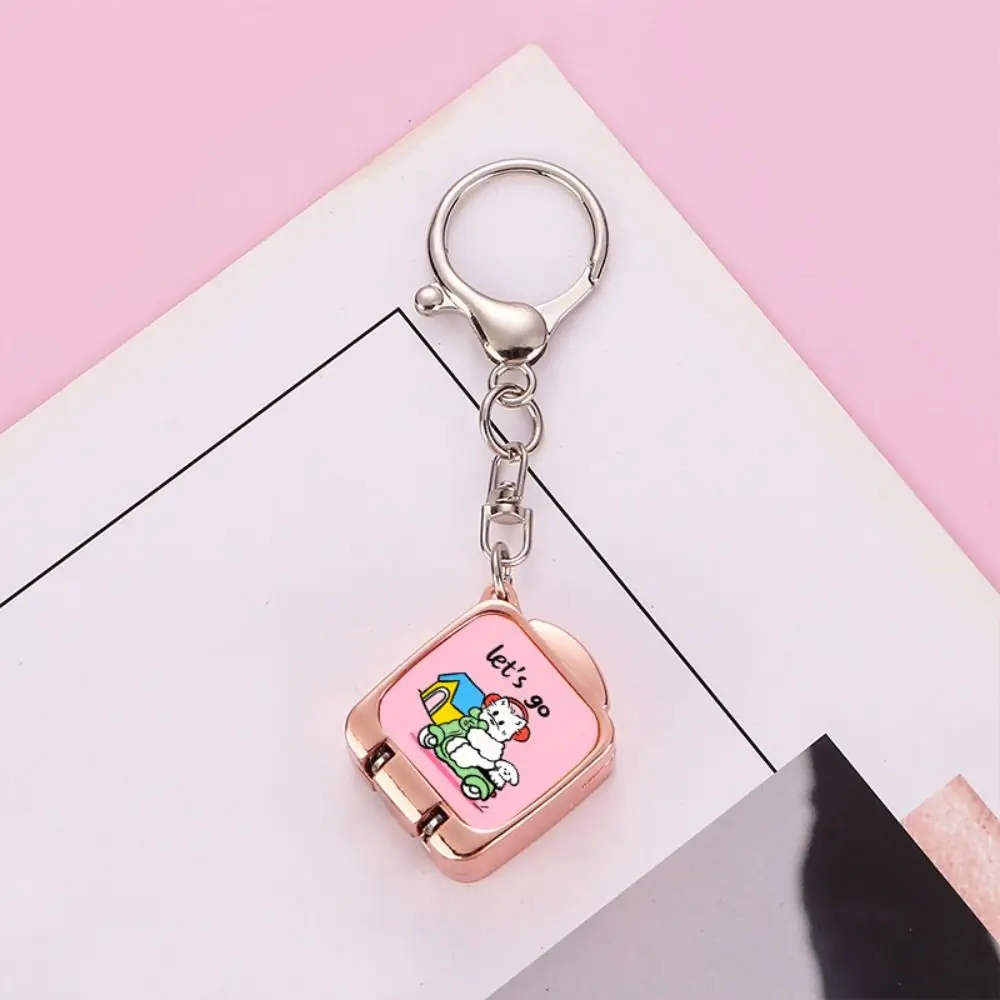 Creative Mini Folding Nail Clipper Portable Cute Nail Nipper Keychain Cartoon Ergonomic Nail Clipper Key Ring Travel