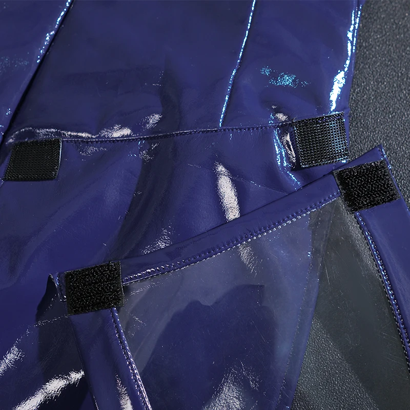 Juego ROLECOS HMS, disfraz de conejito de Nueva Jersey, mono azul oscuro para mujer, trajes de juego de rol para fiesta de actividades de Halloween