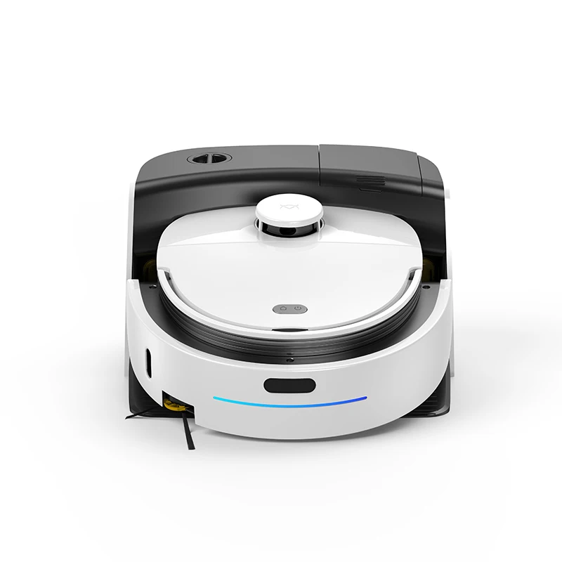Deenkee Micade 360 °   Aspiradora Inalámbrica Giratoria para Limpieza en Seco y Húmedo, Robot Aspiradora Inteligente para Alfombras