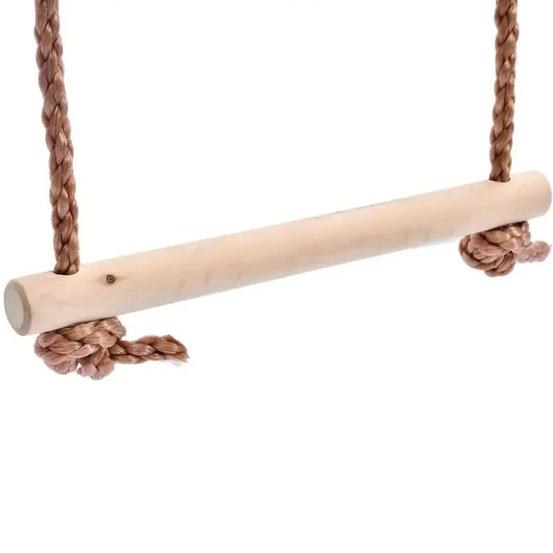 Scala in corda di legno corda sportiva altalena arrampicata-scala appesa per parco giochi per altalena, giocattolo per scala ad albero per esercizi per bambini