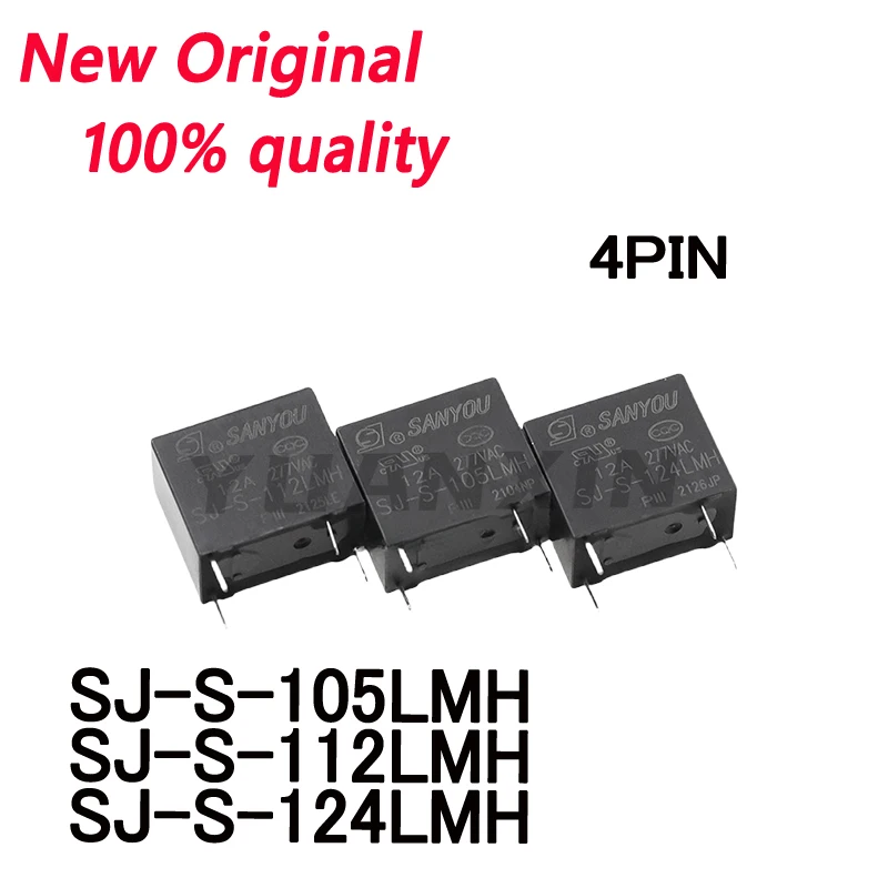 5/PCS New Original SJ-S-105LMH SJ-S-112LMH SJ-S-124LMH 4pin 12A sensitive type In Stock  Fast Shipping