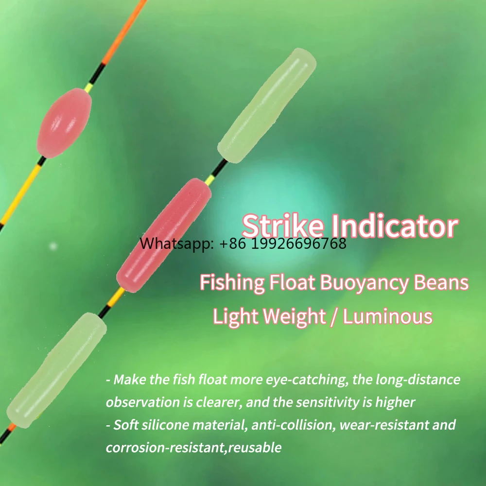 

Fishing Float Buoyancy Balls Luminous Drift Beans Soft Silicone Strike Indicator Fishing Accessories factory