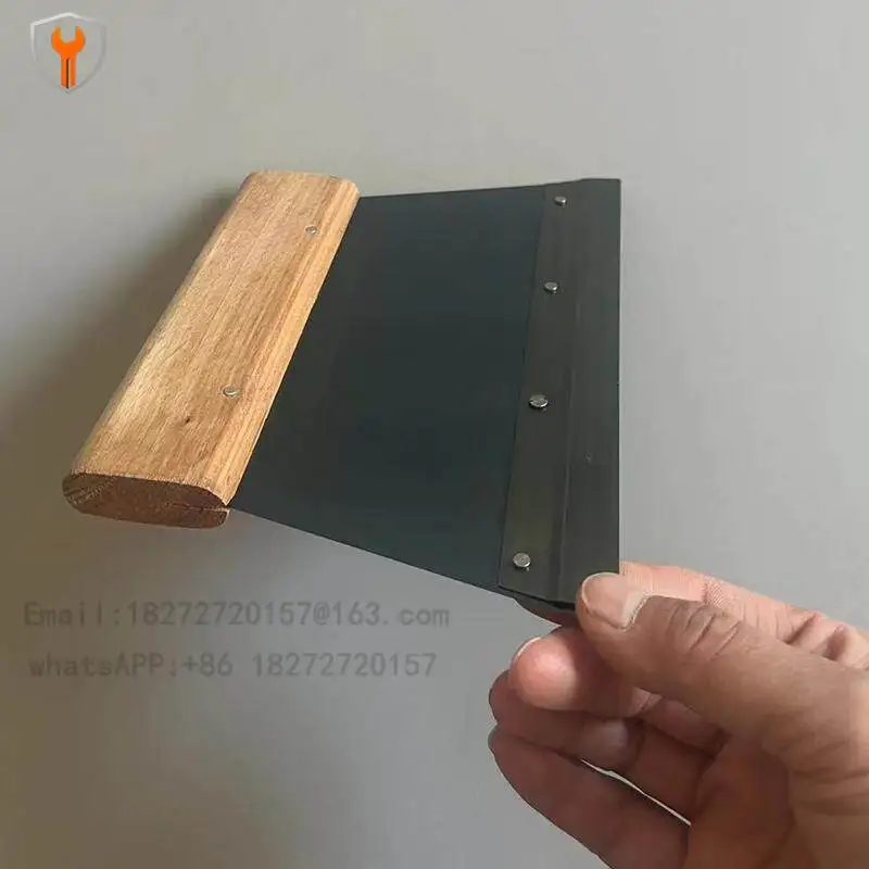 PVC Vinyl Floor Installation Tool Interchangeable A2 Tooth Glue Trowel 21/28cm Stainless Steel Scraper for Water-Based Adhesive