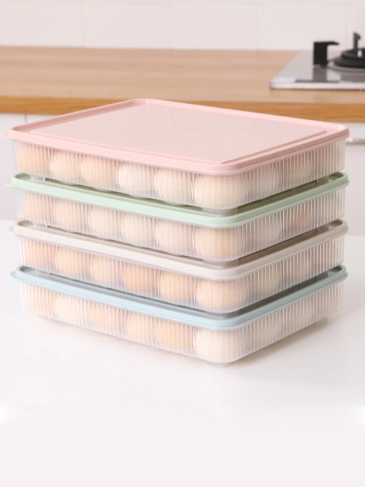 

Refrigerator egg container kitchen refrigerator household preservation container