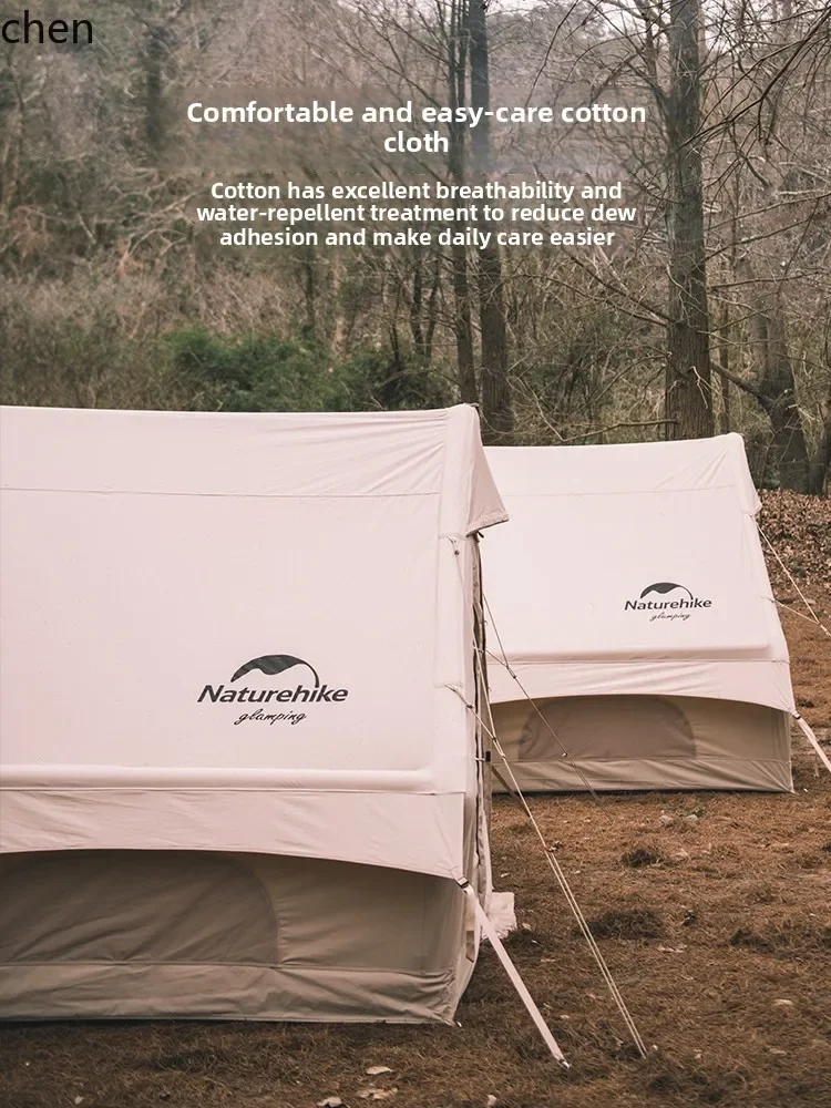inflatable tent outdoor camping overnight camping thickened cotton tent