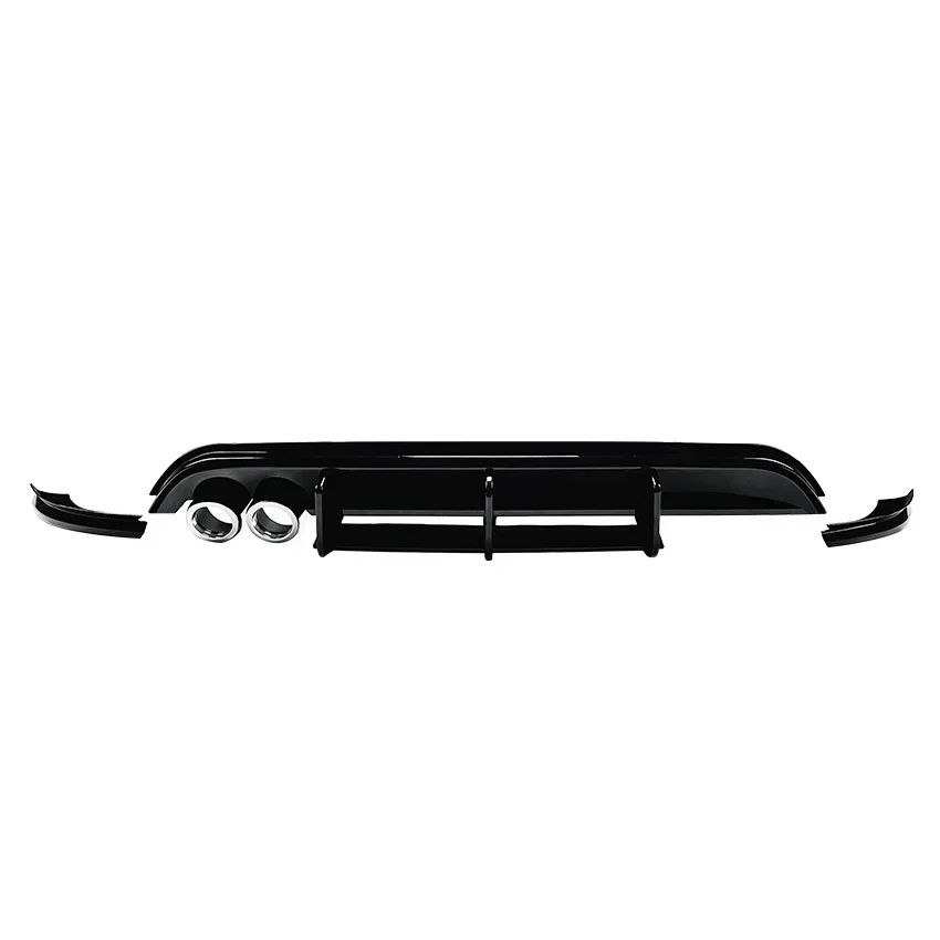 Rear Bumper Lip Spoiler Cover Splitter Body Kit Tuning For VW Polo MK5 6R  GTI Style /Polo 5 TSI MPI 4-Door Hatchback 2009 -2014