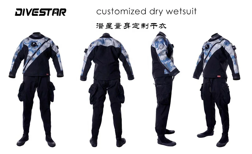 divestar OEM service diving wetsuit customized dry suit