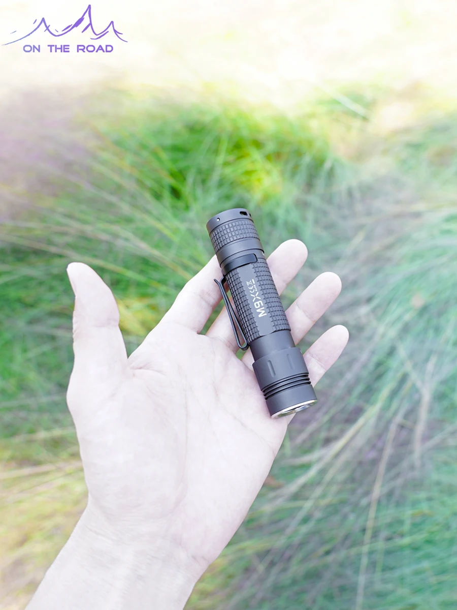 ON THE ROAD M9X mini strong light flashlight 21700 small flashlight USB direct charge outdoor waterproof bodyproof super bright