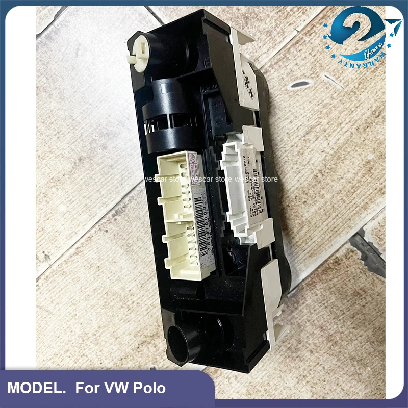 Car Original Dismount Used Manual A/C Heater Climate Control Panel Unit Switch For VW Polo 6Q0820045G 6Q0820045H 6Q0820045E