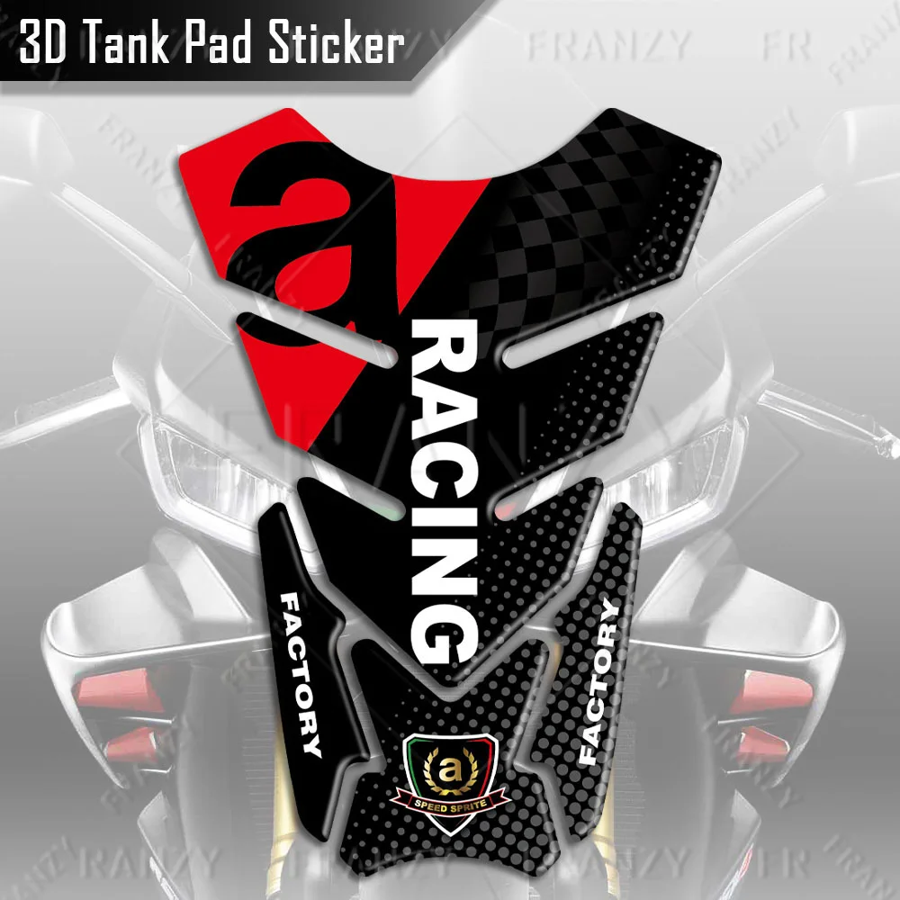 3D Fuel Tank Pad Stickers Protector Decal For Aprilia RSV4 GPR  RS 125 150 Shiver750 900 Tuono v4 rs660 RS4 125 rsv 1000 mille