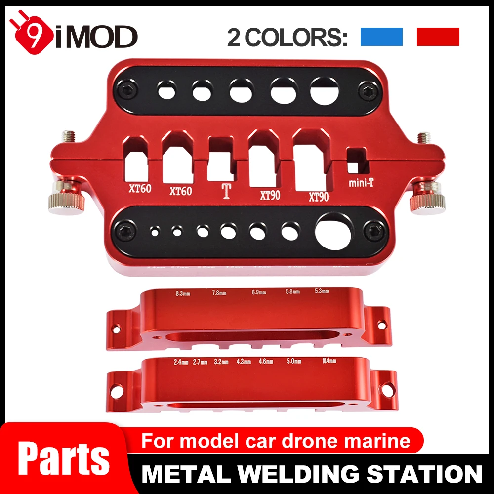 

9IMOD RC Metal Welding Station Metal Mold Welding Station XT60/XT90/T Plug/Mini T Plug/Banana Plug For Model Car Drone Marine