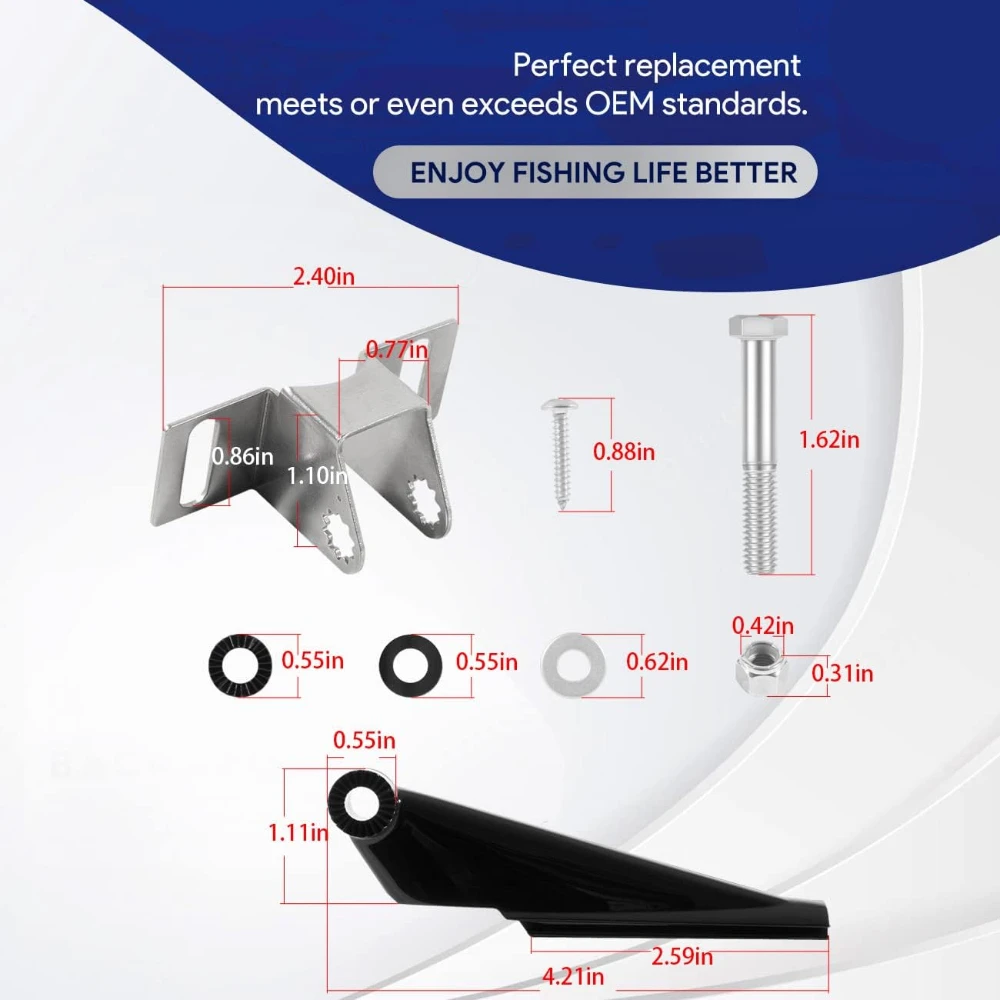 Soporte de repuesto para transductor Skimmer DSI, montaje Compatible con transductor Skimmer, 000-10262-001