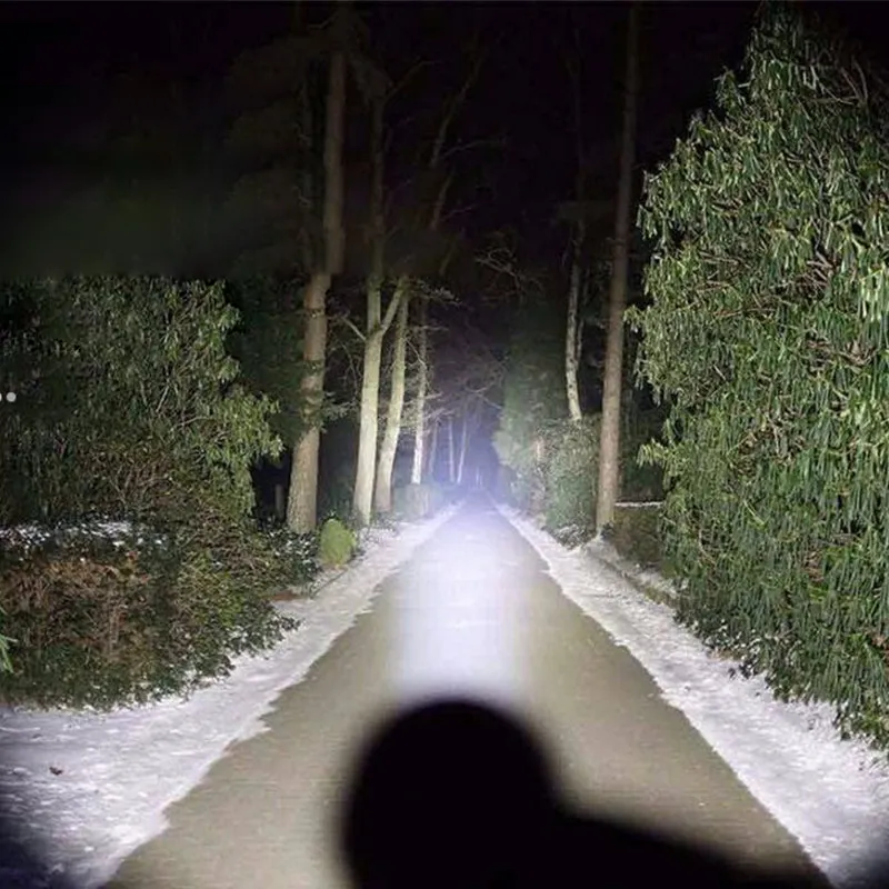 2023 New Rechargable Mini LED Flashlight 3 Lighting Modes Waterproof Telescopic Powerful Flashlight Outdoor Zoom Portable Torch