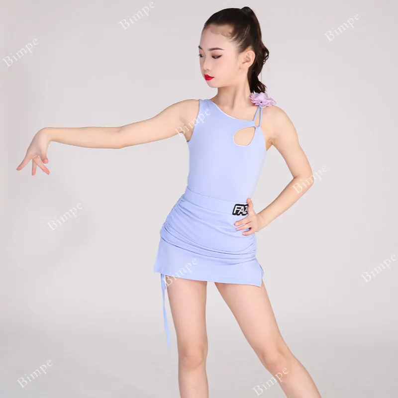 

Платье для латиноамериканских танцев Rumba Decal для девочек, одежда для самбы и танго, детское танцевальное платье, платья для соревнований по бальным танцам для детей