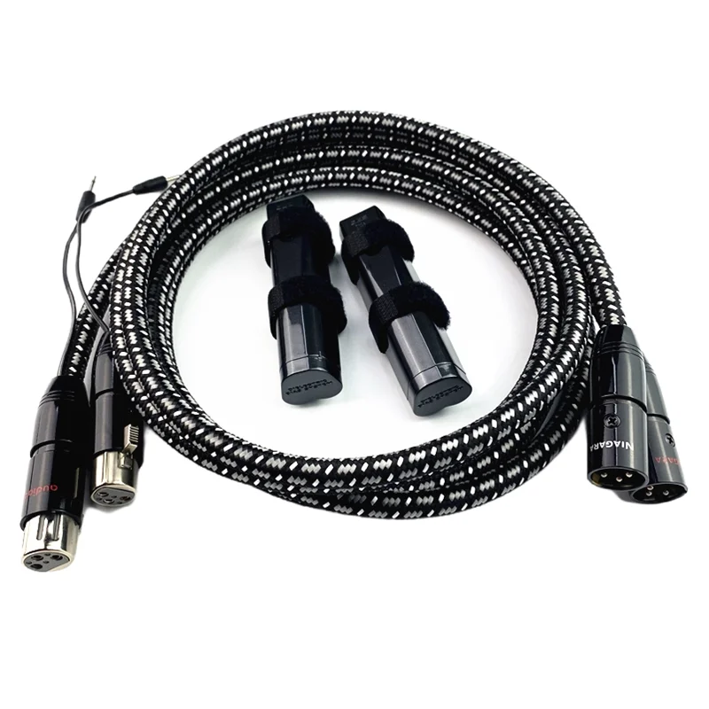 Para Niagara XLR kabel zbalansowany PSS srebrny 2XLR męski na żeński kabel Audio do wzmacniacza odtwarzacza CD