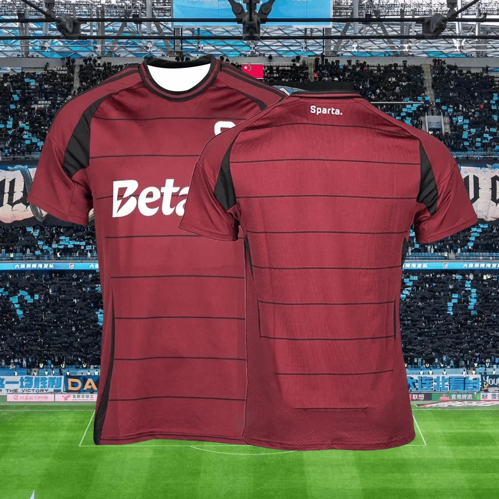 

New Czech Republic Football Training Jerseys Sports Jerseys Essential for Fans Prague Sparta Kids/Adults Quick Drying T-Shirt