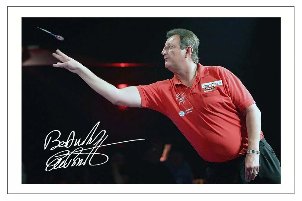 ERIC BRISTOW SIGNED PHOTO PRINT AUTOGRAPH DARTS Posters Painting Wall Art Picture Photos Room Decor
