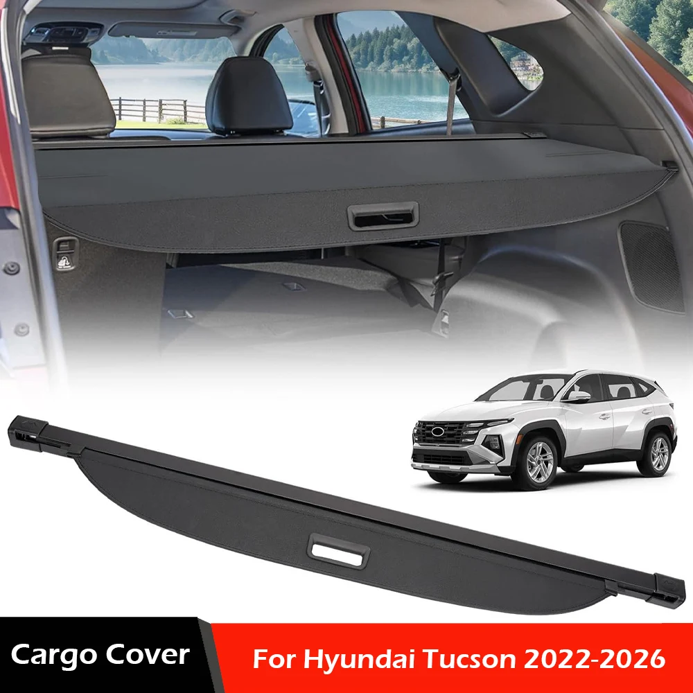 

Retractable Trunk Cargo Cover for 2022-2026 Hyundai Tucson Luggage Shield Privacy Anti-Theft Security Shade Accessories