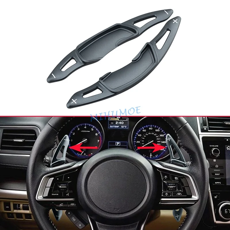 2 Stuks Aluminium Auto Paddle Shift Shifter Uitbreiding Voor 2019-2026 Subaru Forester Sj Sk Outback Impreza Crosstrek Legacy Ascent XV