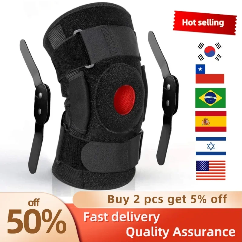 

Knee Support orthopedic knee Brace Adjustable Open Patella Knee Pads Protector Guard Gym Workout Sports for Arthritis Joint Pain