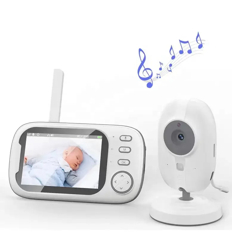 New 3.5 inch Wireless Video Baby Monitor Night Vision Temperature Monitoring 2 Way Audio Talk Baby Nanny Security Camera