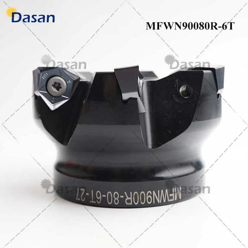 

1pcs MFWN90080R 6T 90 Degree MFWN90 Face Milling Cutter Holder MFWN CNC Lathe Metal Machine Tool for WNMU080608